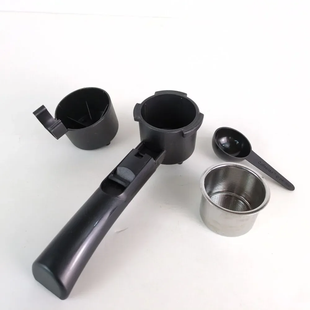 DeLonghi EC-5 Espresso Machine Replacement Parts Filter Holder Cup Adapter Spoon